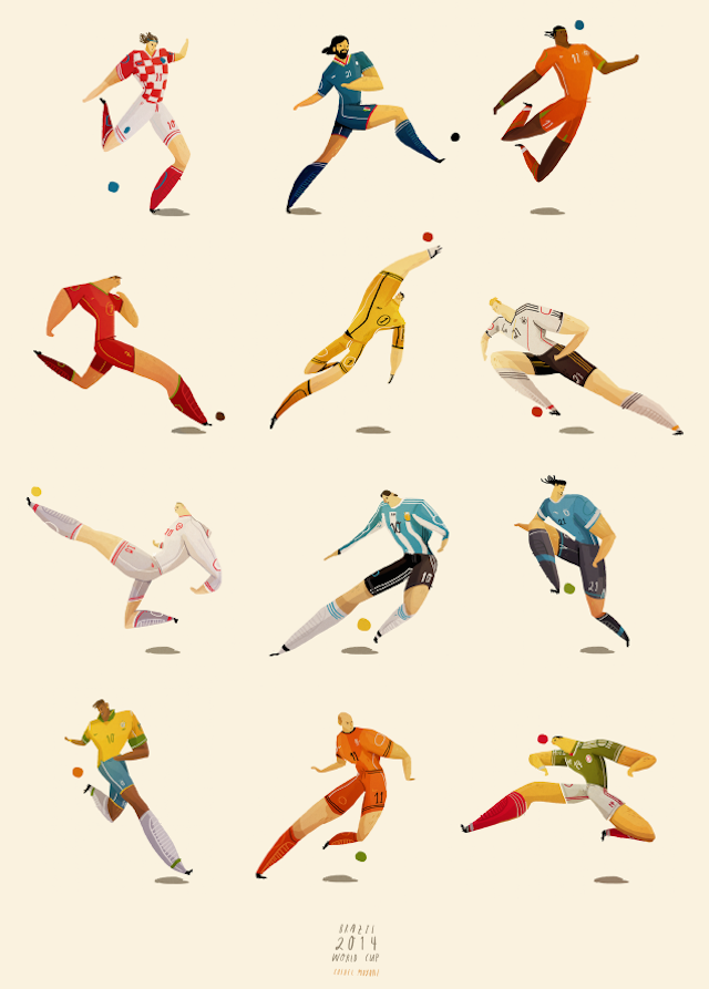 World Cup Players Illustrations7