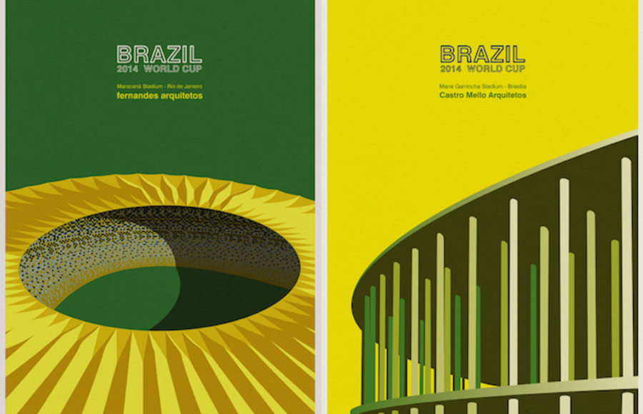 Brazil’s Architecture World Cup 2014 Posters