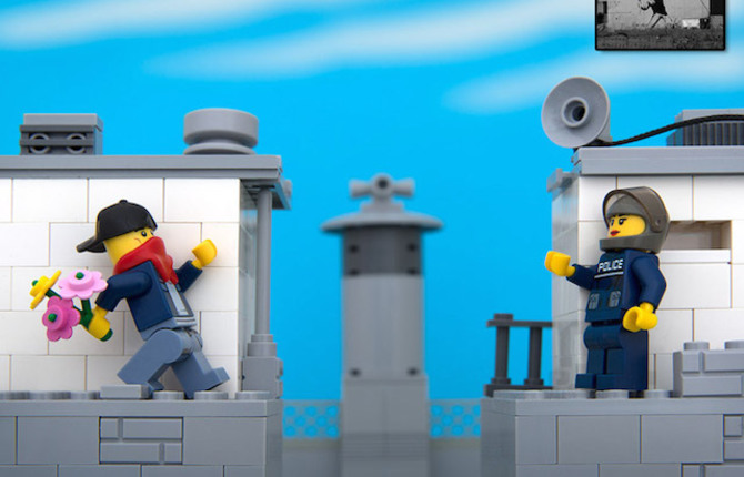 Banksy’s Street Art in LEGO