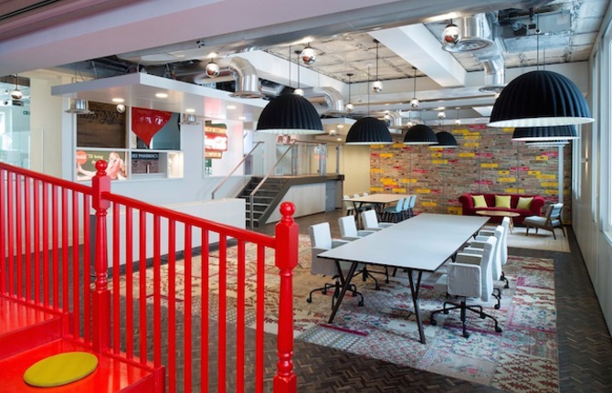 Inside Coca Cola London Office