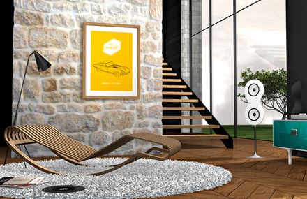 Tableau Jaguar E-type