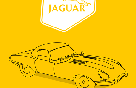 Tableau Jaguar E-type