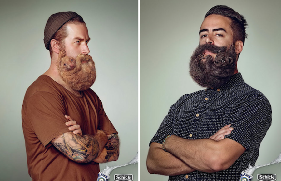 Animals in Men’s Beards