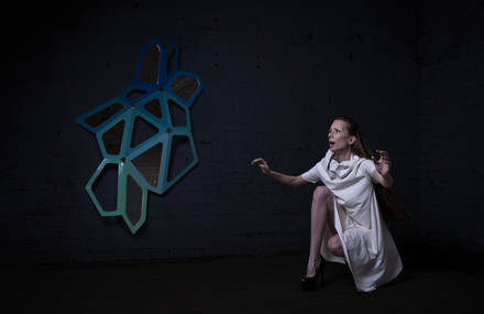 Mirror design inspired by the everchanging beauty of the female psyche