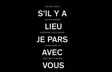 S’IL Y A LIEU JE PARS AVEC VOUS