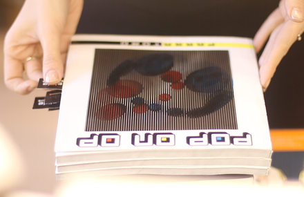 POP ON OP: an interactive real-time animation object-book