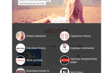 Qnima – One Page Multipurpose WordPress theme