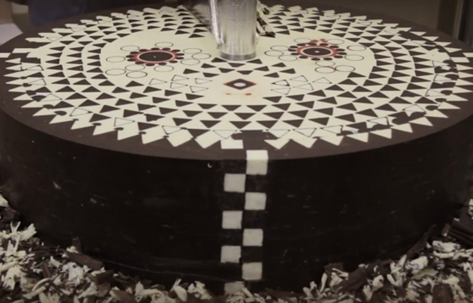Geometric Chocolate Mill