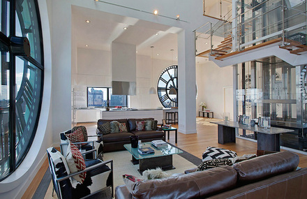 Clocktower Apartment in Brooklyn