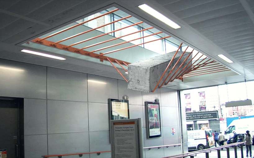 Elasticity Installation in Dalston Junction Station5