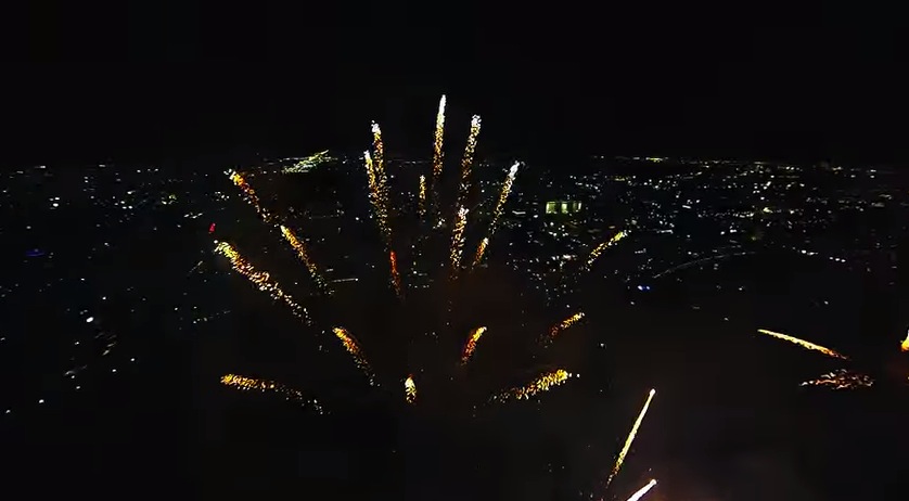 Fireworks Filmed with a Drone2