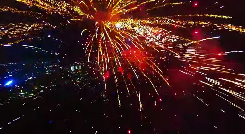 Fireworks Filmed with a Drone5