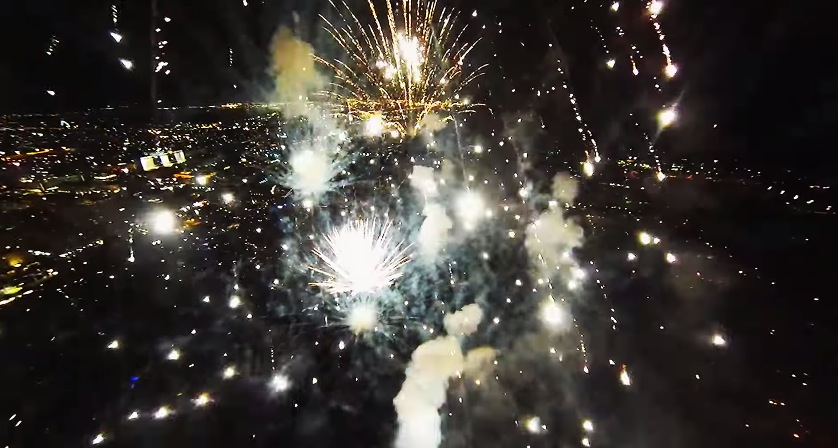 Fireworks Filmed with a Drone6