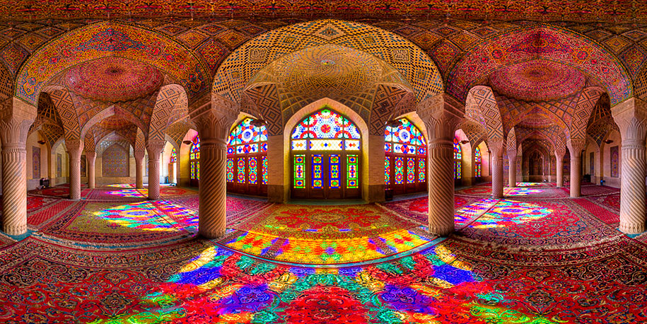 Incredible and Colorful Mosque