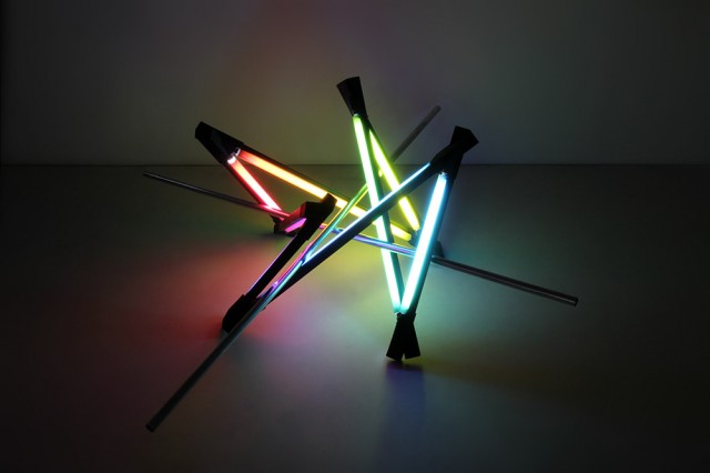 Light Sculptures by James Clar9