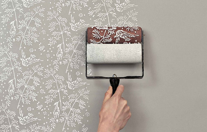 Patterned Paint Roller Kit