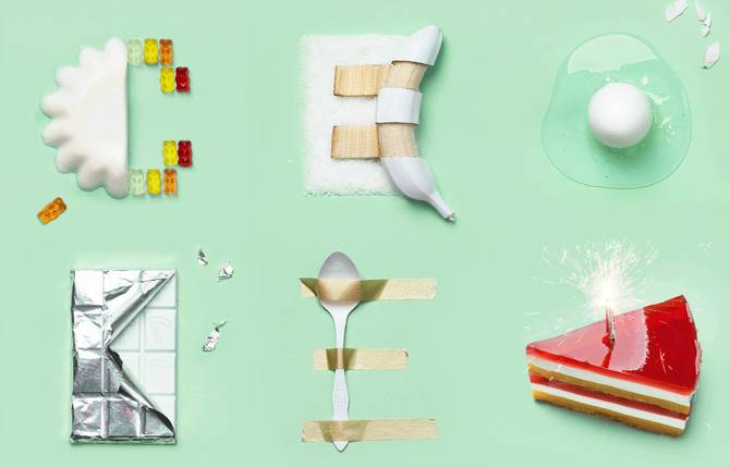 Piece of Cake Typography