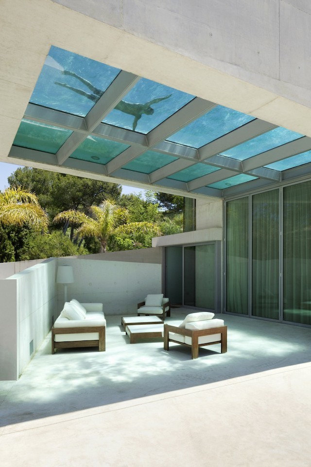 Suspended Transparent Pool Architecture