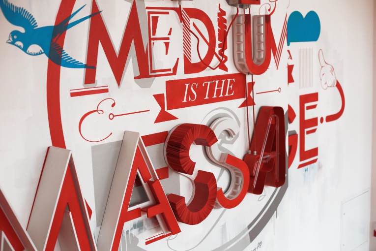 The Medium is The Massage Installation13
