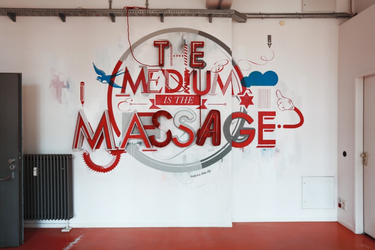 The Medium is The Massage Installation8