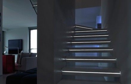 Lighted Staircase by Luxo