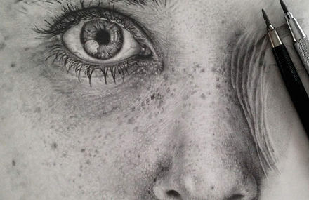 Realistic Pencil Portraits Drawings