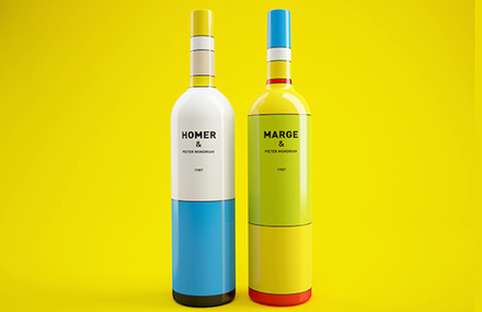 The Simpsons Wine Packaging