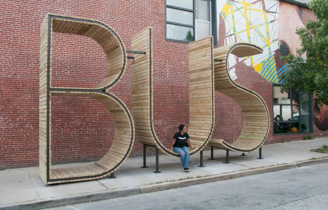 BUS Stop in Baltimore