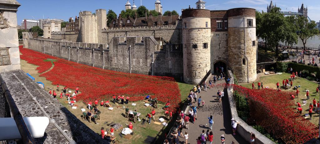 Ceramic Poppies in Tower of London10