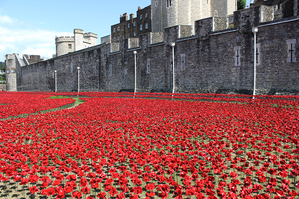 Ceramic Poppies in Tower of London8