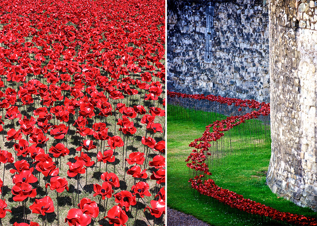 Ceramic Poppies in Tower of London9