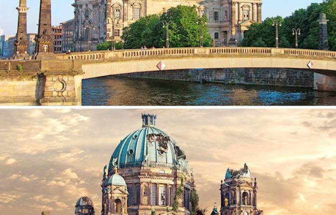 Post Apocalyptic Landscapes of Famous Places