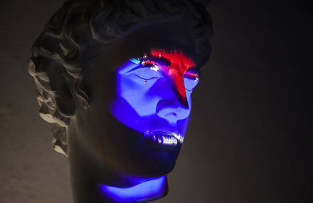 GOLEM x APOLLO . Uncanny augmented sculpture