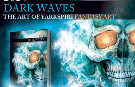 Dark Waves Illustration Book