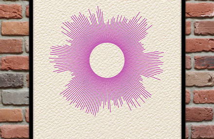 Waveform – dance music sound wave prints