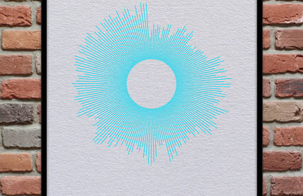 Waveform – dance music sound wave prints
