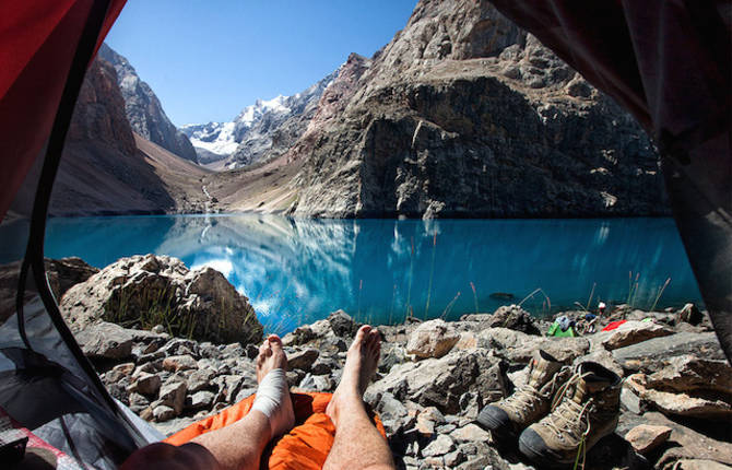 Morning Views From A Tent