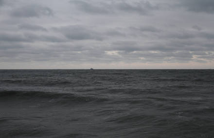 the sea at noon