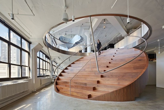 10-Staircase at Wieden Kennedy Office by WORKac