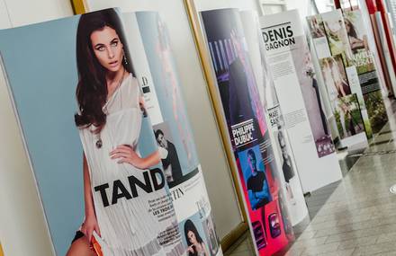 Giant magazine exhibit