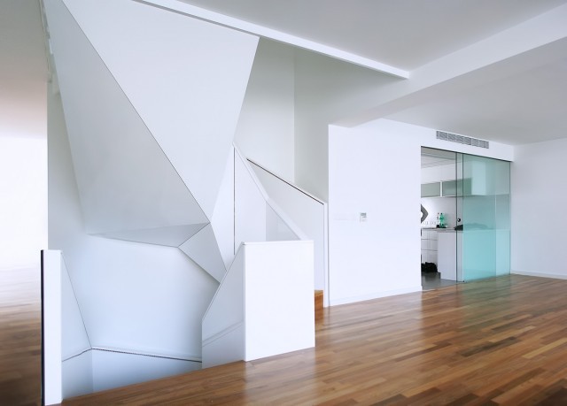 2-Geometric Staircase Design by Edit Architects