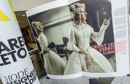 Giant magazine exhibit