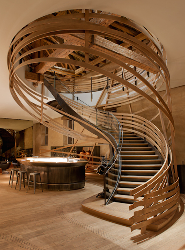 6-Spiral Staircase of Strasbourg Hotel by Jouin Manku