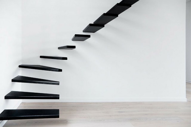 9-Minimalist Staircase by Ecole