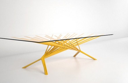 Barricade Table by Antonio Serrano