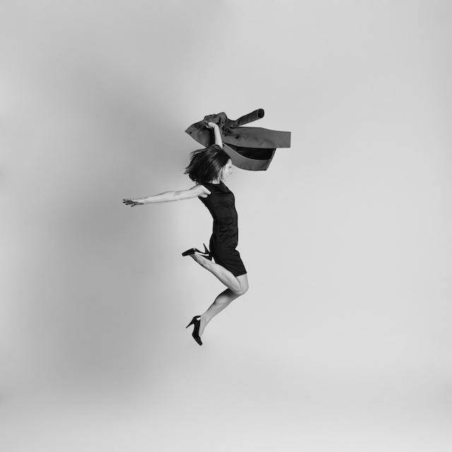 Black and white jumping people photography-4