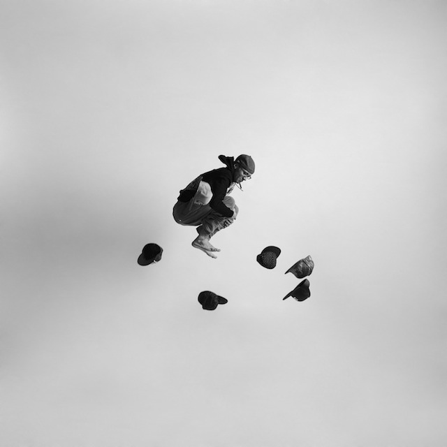 Black and white jumping people photography-5