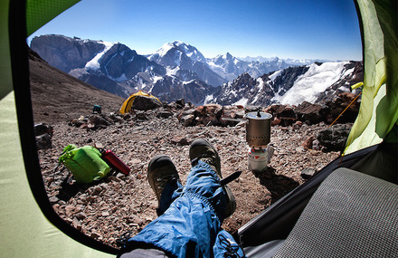 Morning Views From A Tent