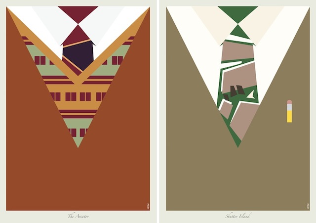 Dicaprio Suits minimalist posters