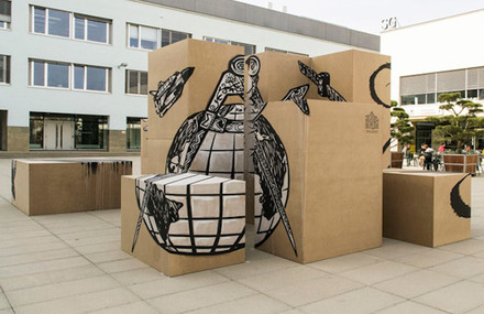 Optical Illusions With Street Art Style
